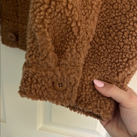 American Eagle Outfitters Tan Teddy Jacket - Picture 8 of 9